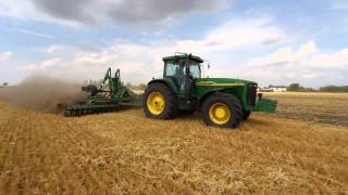 John Deere 8410 mit Amazone Catros [upl. by Claretta180]