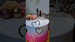 Anniversary cake design 🌹cakedesign anniversary shortsvideo reels lucknow [upl. by Annuaerb]