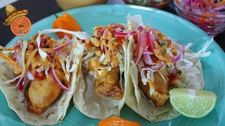 Tacos de Pescado Rebozado ¡Exquisitos  Sazonando a mi Estilo [upl. by Aneej]