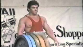 Ed Coan 826 WR Deadlift  198 1985 Hawaii Record Breakers [upl. by Zitvaa]