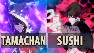 GBVSR Tamachan Nier Vs Sushi Avatar Belial  High Level Gameplay [upl. by Ycniuqed51]