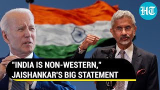 Jaishankar Confronts US On Indias Approach Says We Are NonWestern  Watch [upl. by Notyard476]