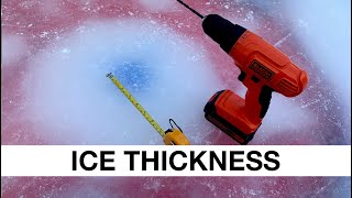 MINI RINK  Ice Thickness [upl. by Ydnar863]