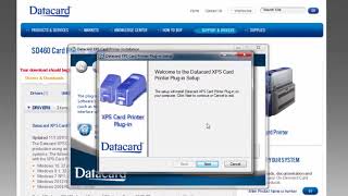 Cómo instalar el driver de las impresoras Datacard SD y CD [upl. by Anaeed714]