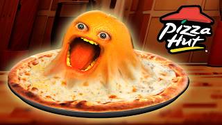 Annoying Orange Out Pizzas the Hut [upl. by Aimerej]