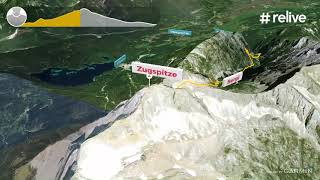 Zugspitze via Höllental Abstieg Stopselzieher  Route und Topographie 2018 [upl. by Chery]