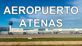 🇬🇷 AEROPUERTO INTERNACIONAL DE ATENAS Eleftherios Venizelos Como llegar al centro tips y precios [upl. by Aradnahc]