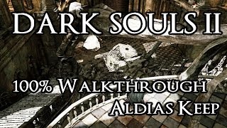 Dark Souls 2 100 Walkthrough 22 Aldias Keep All Items amp Secrets [upl. by Deeanne55]