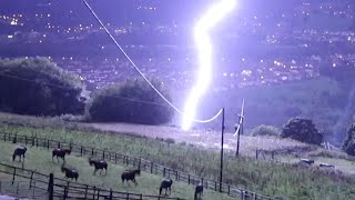 5 Dangerous Lightning Strikes Caught On Camera [upl. by Ettezzus428]