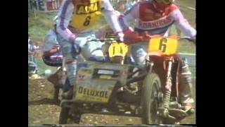 Bächtold  Fuss Sidecar Motocross World Championship Wohlen 1986 [upl. by Sumerlin545]