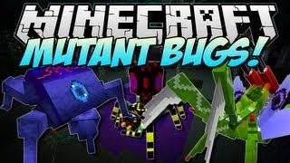 Minecraft  MUTANT BUGS New Mobs and BOSSES  Mod Showcase 152 [upl. by Rebecca]