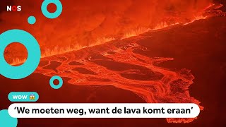 Vulkaan IJsland barst voor de vierde keer in korte tijd uit [upl. by Hansen]