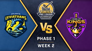 SMITE Pro League Phase 1 Week 2 Atlantis Leviathans vs Camelot Kings [upl. by Ellen]