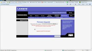 Install DDWRT firmware on a Linksys Router [upl. by Reteip]
