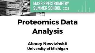 Proteomics Data Analysis [upl. by Heffron]