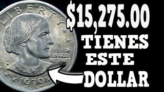 VALIOSA MONEDA DE UN DOLLAR VALOR 15288 00 SUSAN B ANTHONY COIN [upl. by Yrelav]