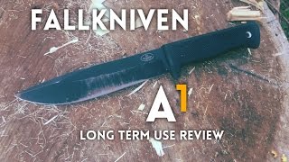 Fallkniven A1 Survival Knife Long Term Use Review [upl. by Liek889]