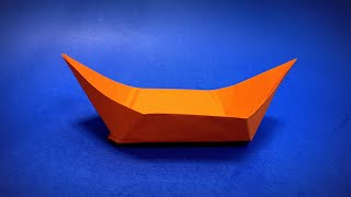 Comment faire un bateau en papier  Bateau Origami Facile [upl. by Bruyn]