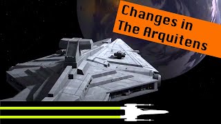 Changes in the Arquitens Class Throughout History  Star Wars Canon Lore [upl. by Arahset]