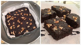 The Fudgiest Eggless Chocolate Brownie in Kadai  No Oven No Egg  Easy Brownie Recipe Without Oven [upl. by Yesdnik354]