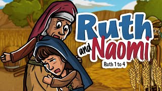 Ruth y Naomi  Animated Bible Stories  My First Bible  48 [upl. by Lois]