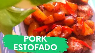 PORK ESTOFADO  ESTOFADONG BABOY  ILONGO DISH [upl. by Masera]