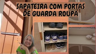 Sapateira de entrada feita com portas de guarda roupa [upl. by Kir]