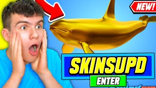 NEW ALL WORKING SKINS UPDATE CODES FOR SHARKBITE 2 ROBLOX SHARKBITE 2 CODES [upl. by Drusy]