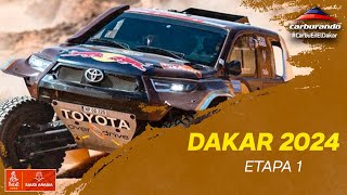 Dakar 2024  Resumen de la etapa 1 Al Ula  Al Henakiyah [upl. by Jacobba]