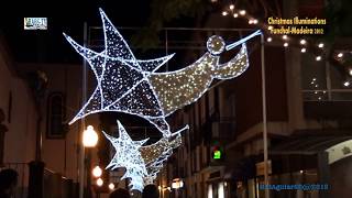 Iluminação de Natal no Funchal Madeira 2012 Christmas Illuminations Illuminations de Noel [upl. by Ssidnac]