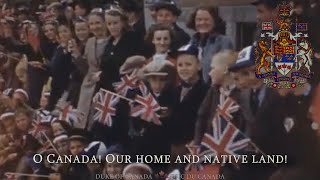 National Anthem of Canada Retro version O Canada pre1980 lyrics [upl. by Irab]