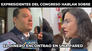 ALLAN RODRÍGUEZ Y SHIRLEY RIVERA HABLAN DEL DINERO ENCONTRADO EN UNA PARED DEL CONGRESO GUATEMALA [upl. by Dorree746]