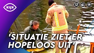 Brandweerlieden proberen ZINKENDE BOOT te redden  Als de Brandweer  KIJK [upl. by Nannaihr949]