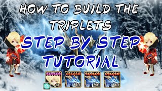 SUMMONERS WAR  BUILDING TRIPLE ICARU STEP BY STEP TUTORIAL [upl. by Plante]