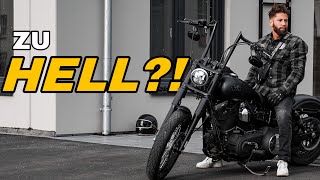 Zu Hell Neuer Led Scheinwerfer von Sportstergarage für die Harley Davidson Street Bob [upl. by Welcy72]