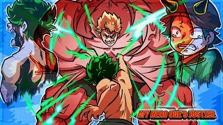 DEKU VS MUSCULAR 1000000 SMASH My Hero Ones Justice [upl. by Justicz]