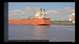 Csl Assiniboine Arrived to Superior on July 24 [upl. by Ramraj]