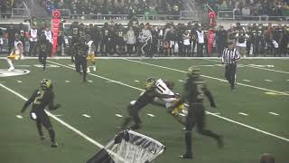 Kayvon Thibodeaux Highlights 2nd half Oregon vs Cal 10152021 [upl. by Aalst220]