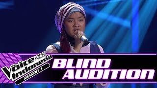 Amanda  Piece By Piece  Blind Auditions  The Voice Kids Indonesia Season 3 GTV 2018 [upl. by Adnovahs]