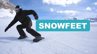 Snowfeet  New Winter Sport  Skiing With The Epic Tricks Of Ice Skating [upl. by Sidra]