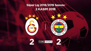 Galatasaray 2  2 Fenerbahçe  Maç Özeti  201819 [upl. by Femi241]