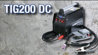 TIG 200 DC Welder from Eastwood TIG Weld Steel [upl. by Asseralc274]