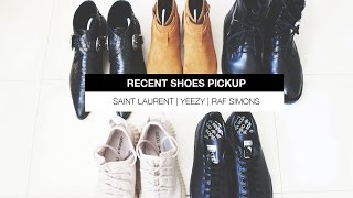 Recent Shoes Pickup Ft Saint Laurent Yeezy amp Raf Simons [upl. by Ietta]