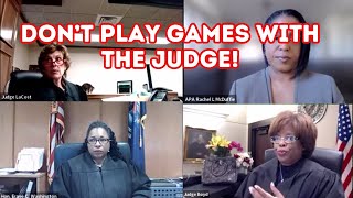 Defendants Playing Games That Judge Dont Play [upl. by Heisser]