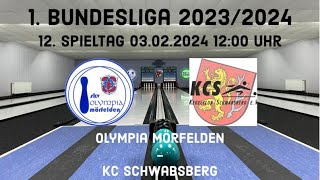 1 Bundesliga 20232024 12 Spieltag Olympia Mörfelden  KC Schwabsberg [upl. by Husch]