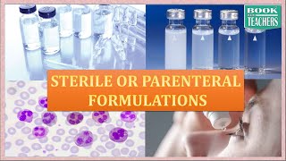 Sterile Formulations PartI  injectable lI Pharmaceutics  DPharm [upl. by Aznecniv]