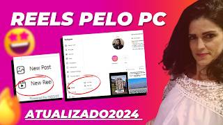 Como publicar REELS no INSTAGRAM pelo PC Como postar Reels pelo computador marketingdigital [upl. by Acenes500]