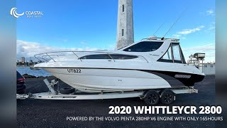 Coastal Boat Sales 2020 Whittley CR 2800 [upl. by Randy]