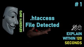 Hindi htaccess File Detected  1  INFO Vulnerabilities Explain in 2 Minutes  PentestHint [upl. by Lanfri812]