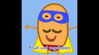 Peppa Pig’s Fruit and Vegetables Song Shorts Peppa PeppaPig [upl. by Ottavia]